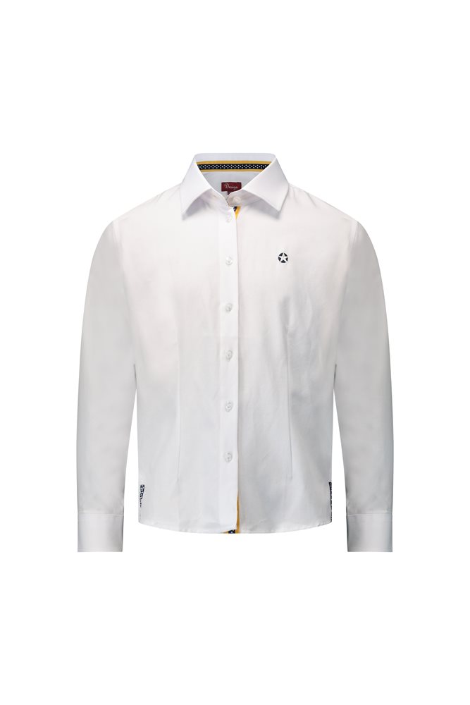 חולצה לבנה דגם כוכב מידות 12-20