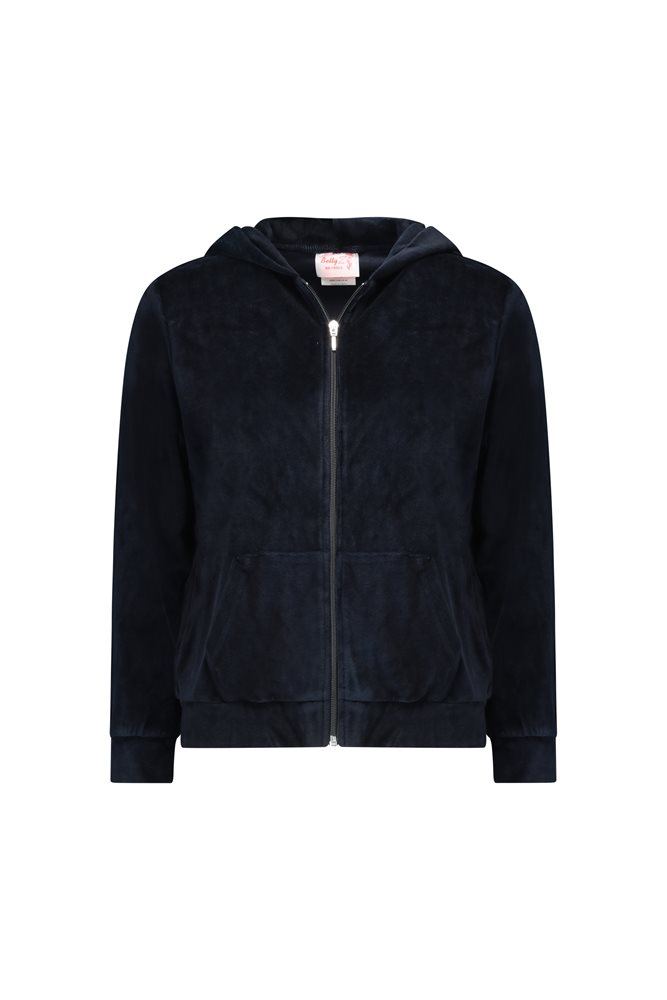 קפוצ'ון קטיפה עם רוכסן וכיסים. מותג BEETY Z