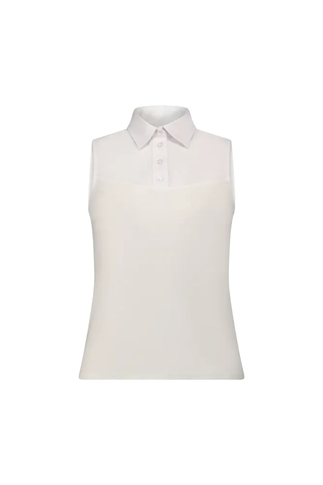 צווארון לבן עם בסיס של המותג SARA BEE