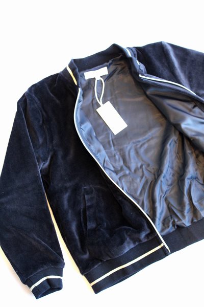 ז'קט קטיפה עם בטנה