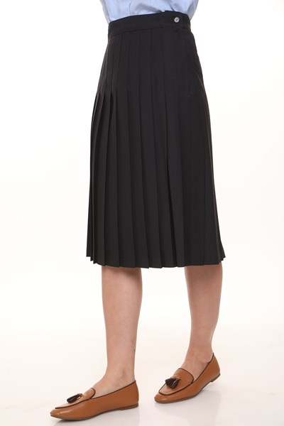 חצאית פליסה BETTY Z המקורי מארה"ב דגם 'פולי' בצבע כחול / שחור