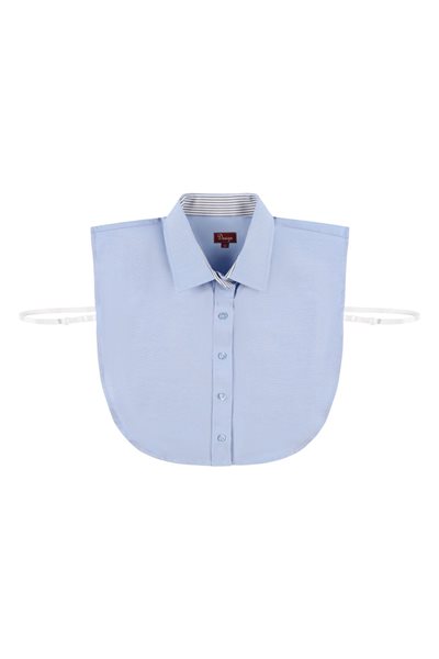 צווארון תכלת פסים