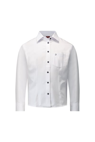 חולצה לבנה דגם נייבי מידה 12