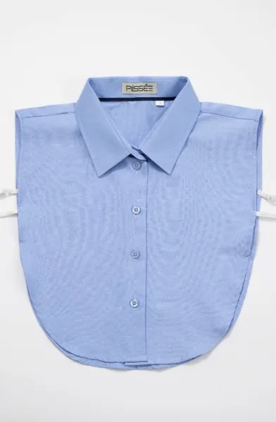 צווארון תכלת עם פס כחול