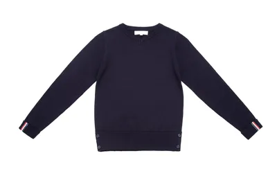 סריג כחול צווארון V