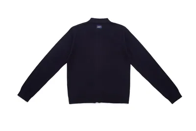 סריג כחול עם רוכסן