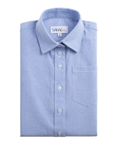 חולצת אוקספורד בצבע תכלת של המותג SARA BEE