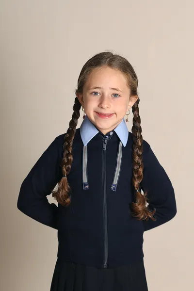 סריג כחול עם רוכסן