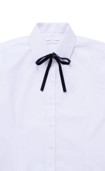 חולצה לבנה עם סרט נשלף