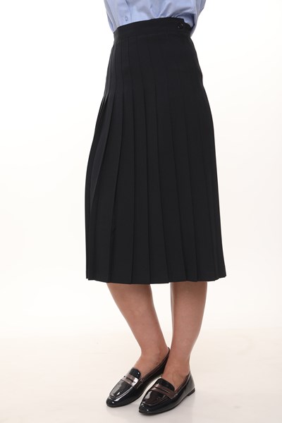 חצאית פליסה BETTY Z המקורי מארה"ב דגם 'וואל'' בצבע כחול / שחור