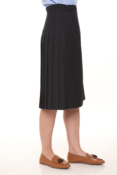 חצאית פליסה BETTY Z המקורי מארה"ב דגם 'וואל'' בצבע כחול / שחור