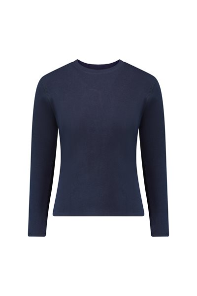 טישרט ריב. 100% כותנה בצבע כחול. מידות ילדות ונערות