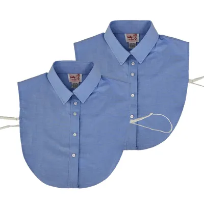 צווארון בצבע תכלת Light Blue Stripe Dickie - Betty z