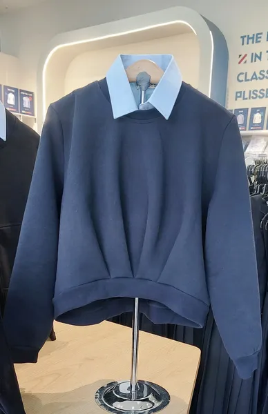 פוטר לנערות דגם מילי בצבע כחול נייבי