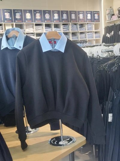 פוטר לנערות דגם מילי בצבע שחור