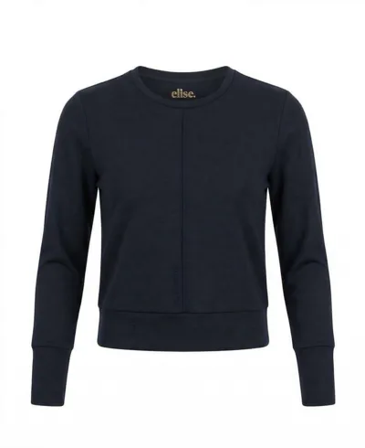 טישרט תיפור כחול/ שחור ELISE דגם 2771